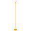 LAMP. PIE ANTORCHA E27 MAX 60W MOSTAZA/BLANCO S/A