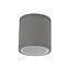 FOCO SOB CIRCULAR ARC GU10 IP54 GRIS SIN AMP