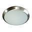 PLAFON SPAZIO  NIQUEL MATE 2XE27 30CM SIN AMP