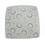 PLAFON CUADRADO DIEDRO UBIS 2XE27 S/AMP