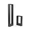FAROL POSTE 65CM BACK COB 5W 3000K 140LM IP54  GRIS