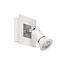 FOCO SOBR. 1 LUZ GU10  COTTON BLANCO S/AMP