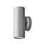 APLIQUE MURO CIL PLAST BIDIRECCIONAL IP44 GRIS GU10  MAX 5W S/AMP