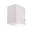 APLIQUE 1L BOK28 CUADR G9 MAX 40W IP20 BCO MATE S/AMP