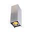 APLIQUE 2L BOK33 CUAD GU10 MAX35W IP40 ALUMINIO S/A