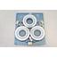 PACK X3 DOWNLIGHT BASC GU10 METAL BCO C/CON S/AMP