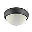 TORTUGA SINTETICA LED 8W 3000K NEGRO DIAM. 17,8CM