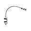 APLIQUE LECTURA BLANCO LED 4W 300LM 3000K C/SWITCH