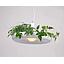 LAMP COLGAR 1L ANTLER BLANCO DIAM 40 CM E27 S/A