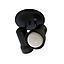 PLAFON 2L R63 NEGRO