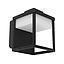 APLIQUE 2401S 9W LUTEC 3000K IP54 NEGRO