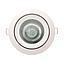 FOCO EMP. GU10 BL. C/VIDRIO Y REFLECTOR S/A