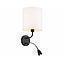 APLIQUE INT 2L MASON BLANCO/NEGRO E14 MAX 40W  S/AMP