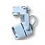 FOCO P/RIEL VINTAGE CUADRADO BLANCO GU10 S/A