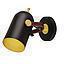 APLIQUE CARMEN 1L #20007 E27 NEGRO  S/A