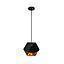 LAMP COLGAR VILAS 1L E27 NEGRO MATE D16CM S/A