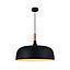 LAMP COLGAR MARION 1L E27 NEGRO D48CM  S/A