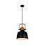 LAMP COLGAR BRISTOL 1L #20026 E27 NEGRO D22,5CM  S/A