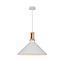 LAMP COLGAR MACY 1L #20028  E27 BLANCO D36CM  S/A