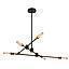 LAMP COLGAR WESTON 6L #20049 E27 NEGRO AJUSTABLE DMAX100CM S/A