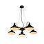 LAMP COLGAR DENVER 5L E27 NEGRO MATE D21CM S/A