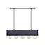 LAMP COLGAR COUTURE NEGRO 5X27 MAX 40W  S/AMP