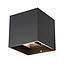 APLIQUE VUOI LED 3 W X 2 3000K BI DIRECCIONAL NEGRO MATE