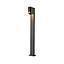 FAROL POSTE TRAFFIC ALUMINIO NEGRO IP44  GU10  S/A