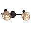 BARRA TUBO 2 LUCES GU10 KRATIA CAFÉ ORO S/AMP