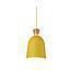 LAMP. COLGAR 1 LUZ RURIK E27 AMARILLO S/AMP