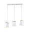 LAMP. COLGAR 3 LUCES KILIAN E27 BLANCO S/AMP