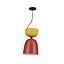 LAMP. COLGAR 1 LUZ OLEISA BICOLOR E27 S/AMP