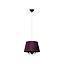 LAMP COLGAR JAMIE 3L E14 40W NEGRO PURPURA S/A