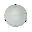 PLAFON ALABASTRO CAPRI III 2XE27 30CM SIN AMP