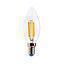 AMP LED FILAMENTO VELA 6W LC #66106 E14 WESTINGHOUSE
