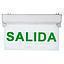 SEÑALETICA EMERG. FONDO TRANSP. LETRAS VERDE MULTI-LEYENDAS (GX05C)