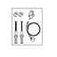 KIT SOBREPONER A MURO  ( 2 UD)  PARA LUMINARIA LINEAL LOUVER