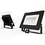 PROYECTOR LED SMD 50W 6500K NEGRO DOB C/ SENSOR MOV.