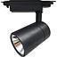 FOCO P/RIEL TRIFASE NEGRO SAVIA 30W 3000K 15° CRI80