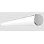 LUMINARIA LT60 ALUMINIO/PC 2.5 MTRS 60W LED 3000K CON DRIVER Y PIOLAS
