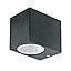 APLIQUE HEXOS UNIDIRECCIONAL ALUMINIO NEGRO  IP44 GU10 S/A