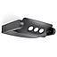 APLIQUE LUTEC 6144S-1  9W 4000K IP65 NEGRO