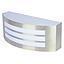 APLIQUE WIND STRAPS INOX PC IP44 E27 S/A