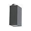 APLIQUE 1862 6W LUTEC 4000K IP54 NEGRO