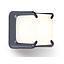 APLIQUE 6166 11W LUTEC 3000K IP54 NEGRO