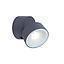 APLIQUE LUTEC TRUMPET NEGRO 8W 600LM 4000K IP44