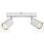 BARRA 2 LUCES GU10  SILO BLANCO S/A