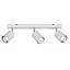 BARRA 3 LUCES GU10 SILO BLANCO S/A