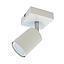 FOCO SOBR.1 LUZ GU10 SILO B/CUAD BLANCO S/A