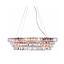 LAMP COLGAR ROCKELSTAD  CROMO/CRISTAL 10 X E14 MAX 40W  S/AMP